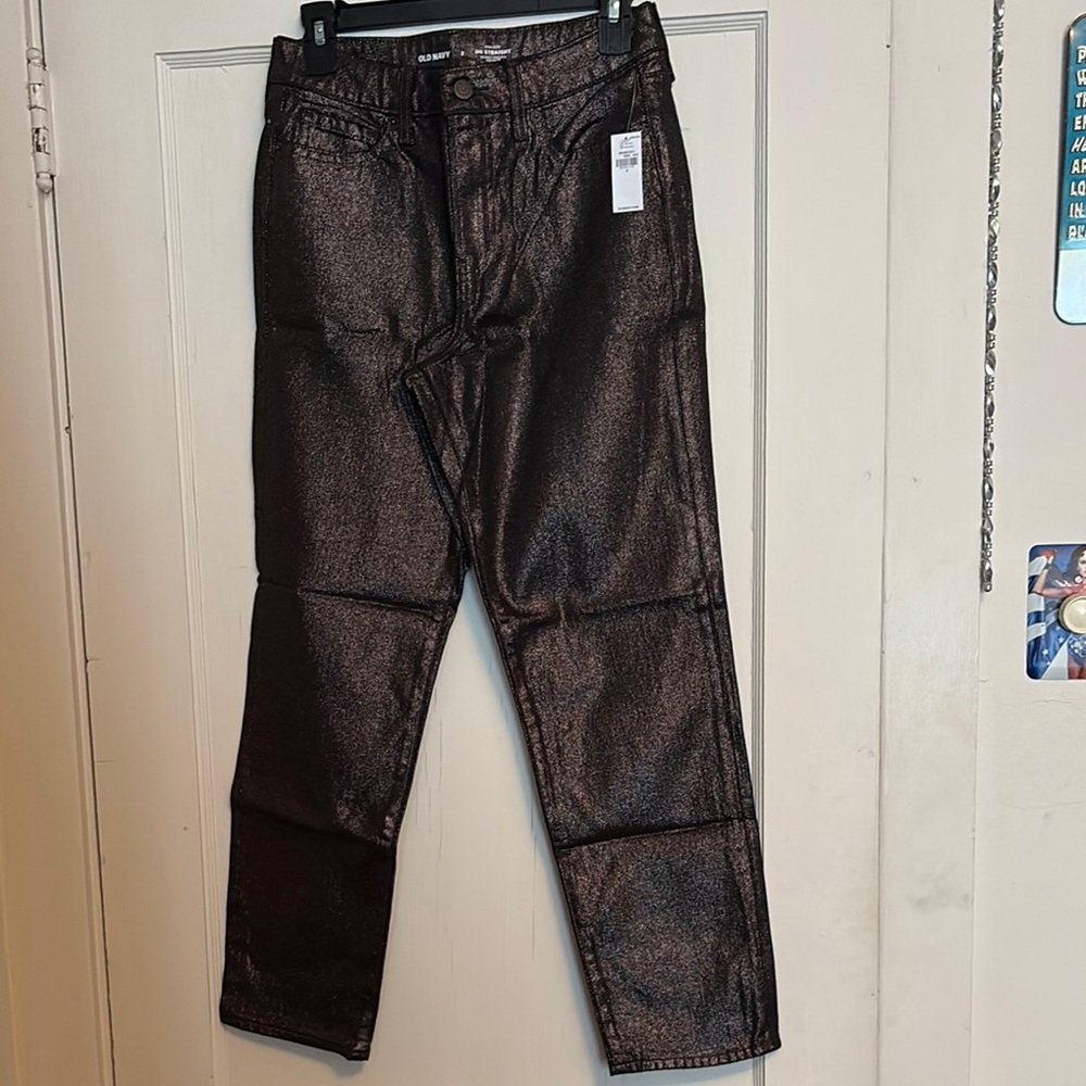 Old Navy Women’s Shimmering Black Jeans